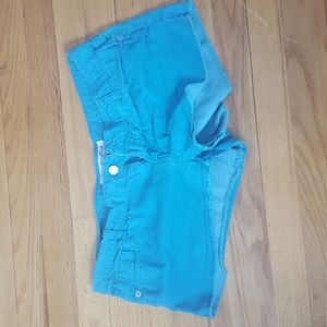 Aqua Blue Celebrity Pink Shorts